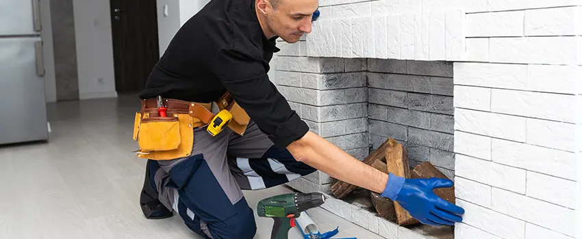 Fireplace Damaged Damper Frame Repair Services in Bradley, Illinois