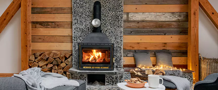 Thelin Hearth Products Direct Vent Gas Stove Fireplace Inspection in Bradley, Illinois